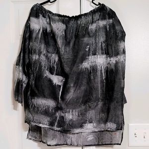 Off the shoulder shirt